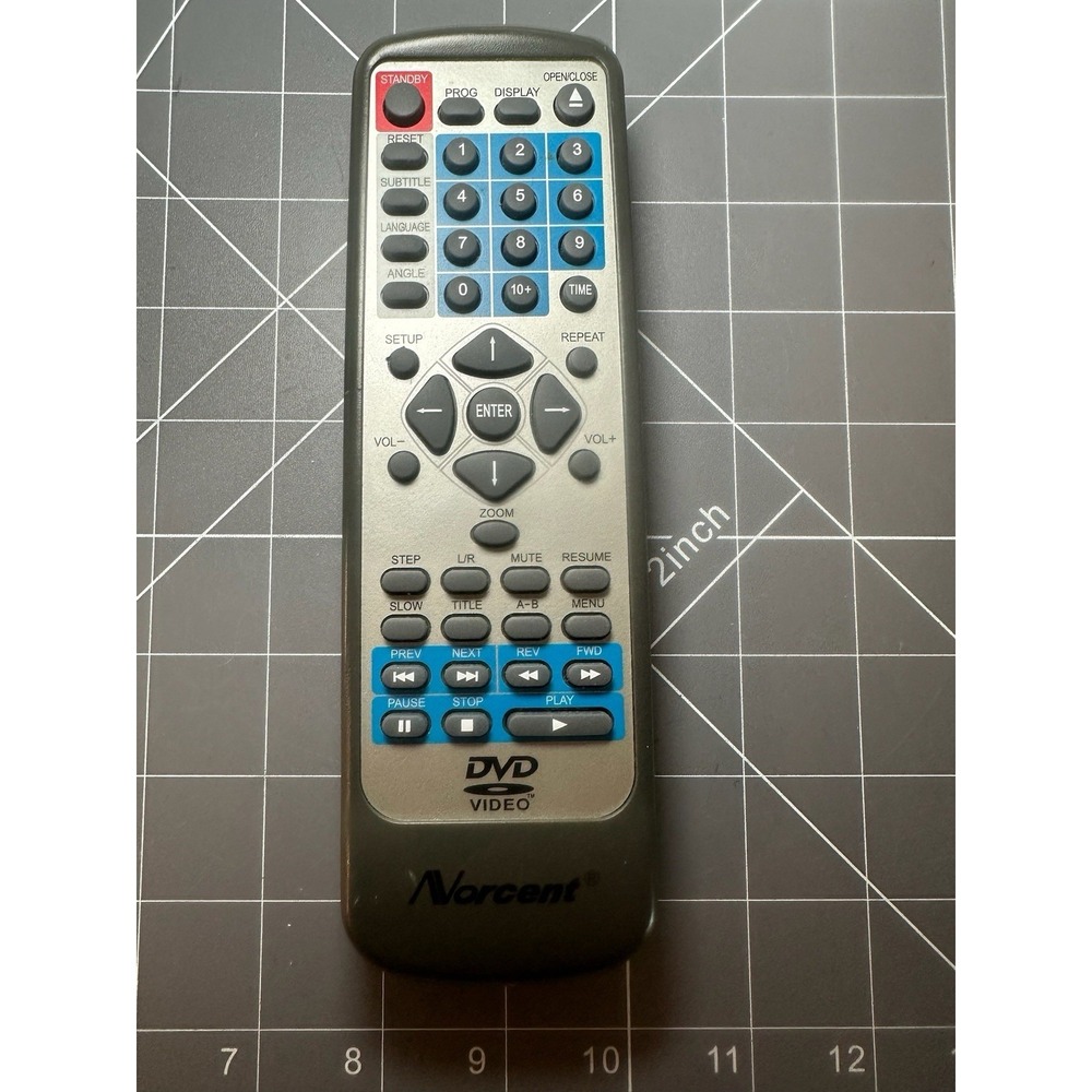 Norcent DVD Player Remote Control Genuine OEM DP-315 DP-313 DP315 DP313 TESTED